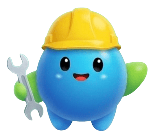 Helpa Mascot with Hardhat