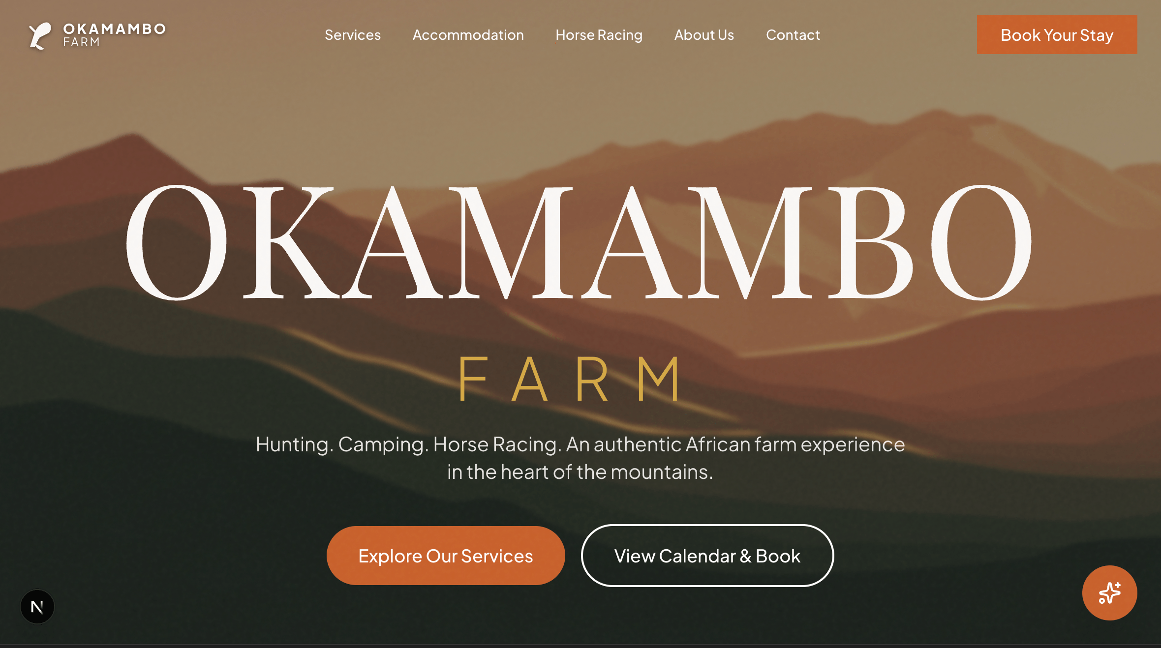 Okamambo Farm website